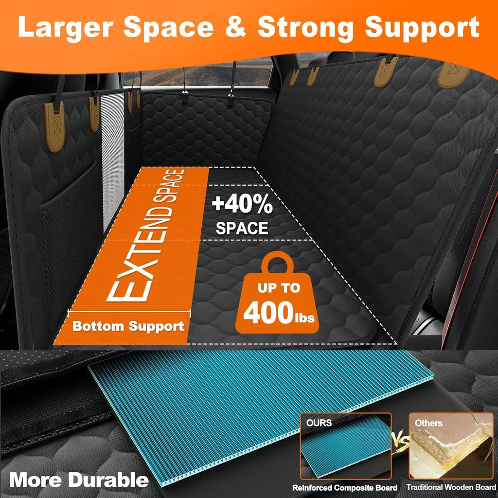 Pet Travel Accessories, Foldable Dog Car Seat, Pet Seat Safety, Car Rear Seat Protector