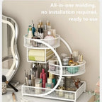 Storage Rack and Cosmetic Organizer