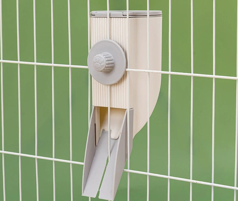 Hanging Automatic Pet Feeder with 30oz Bowl and 500ml Water Dispenser