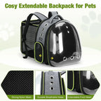 Large Space Bubble Backpack for Cat/ Small Dog up to 18 lbs