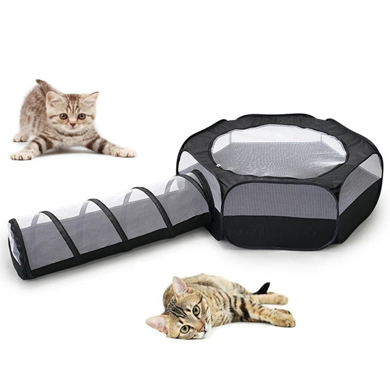 Small Animal Tunnel Cage, 2-in-1