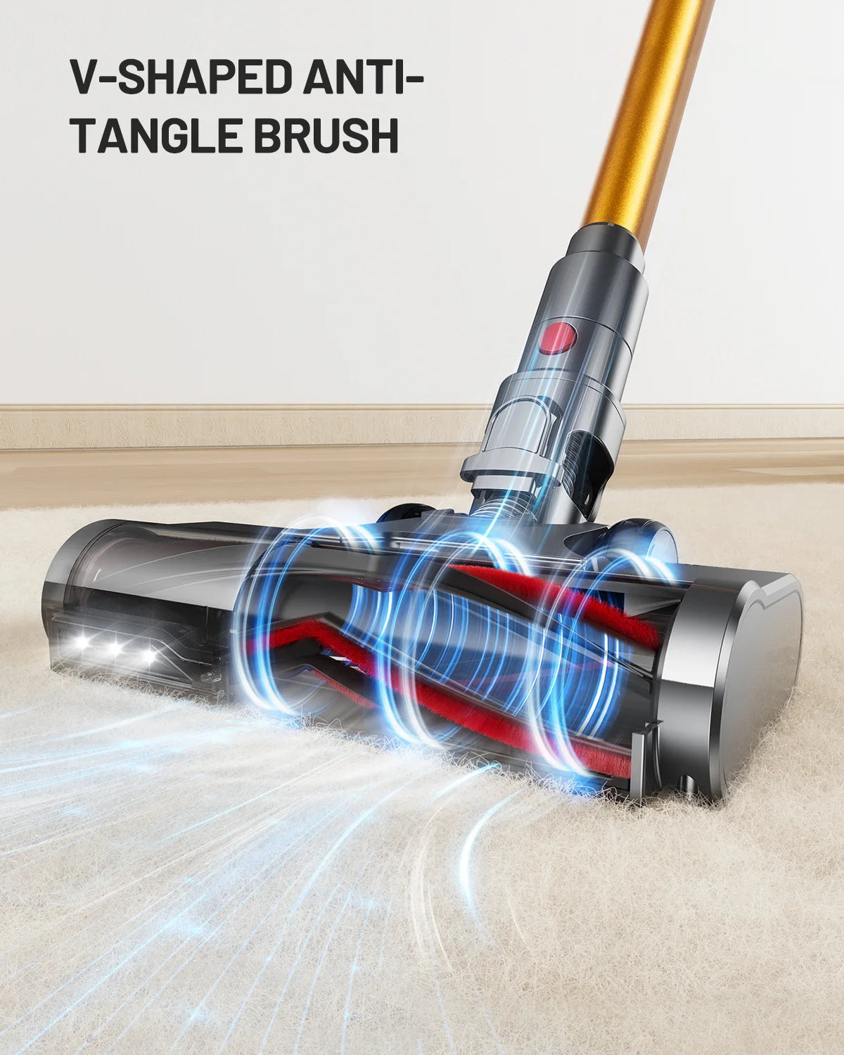 Cordless and Self-Standing Vacuum Cleaner