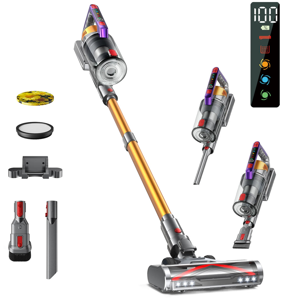 Cordless and Self-Standing Vacuum Cleaner