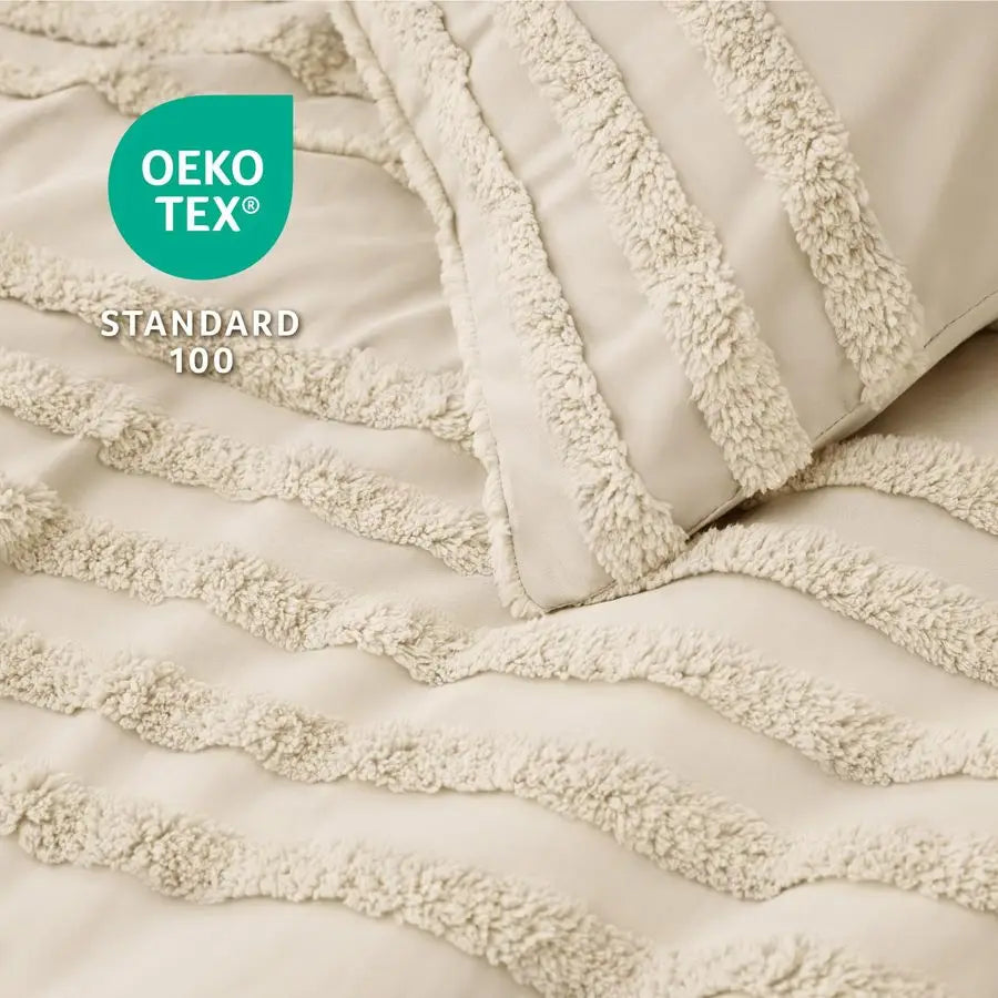 Vintage 3 Piece King Size Comforter Set