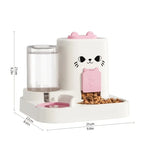 Pet large-capacity feeder integrated automatic water dispenser