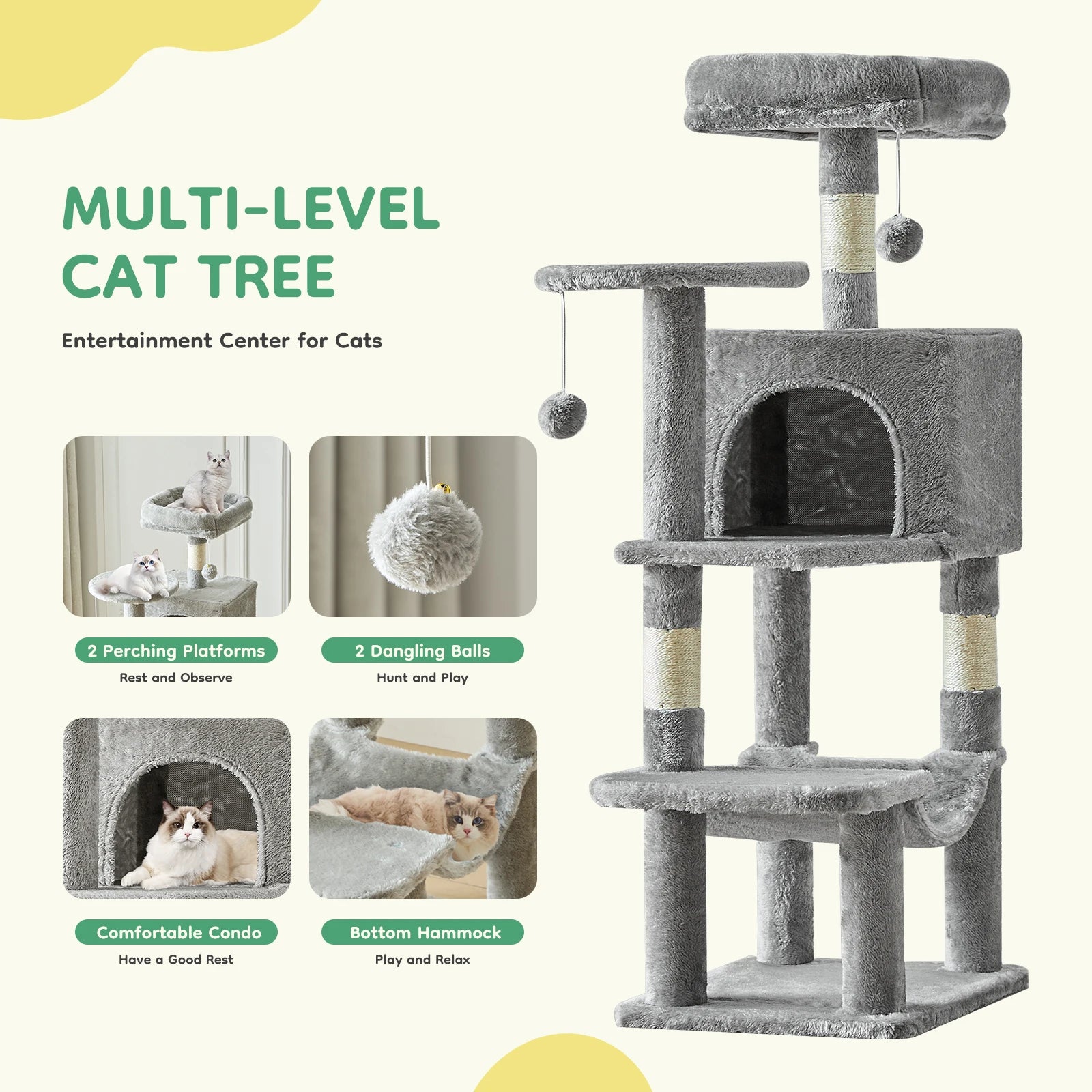 Cat Tree/Multi-Cat Climbing Tower