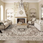 Waterproof Floral Area Rug