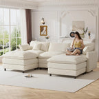 Sectional U Shaped Couches for Living Room