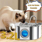 Stainless Steel Cat/Dog Water Fountain