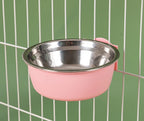 Hanging Automatic Pet Feeder with 30oz Bowl and 500ml Water Dispenser