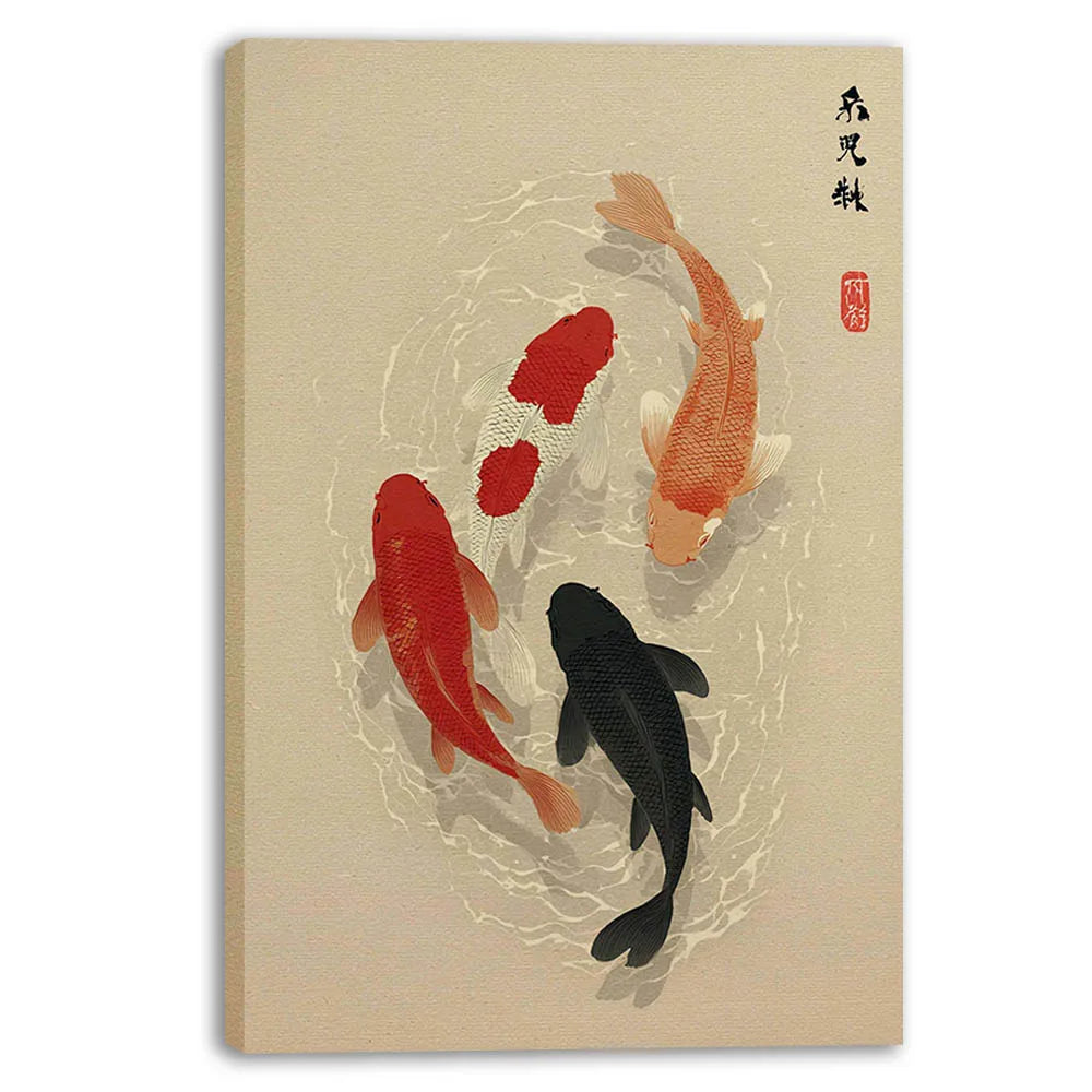 Japanese Koi Fish Poster