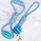 Dog Treat Ball, Chew Resistant Rope Toy