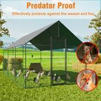 Large Outdoor Metal Chicken Coop