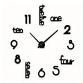 Frameless Large wall clock