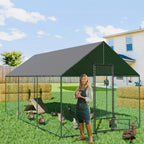 Large Outdoor Metal Chicken Coop
