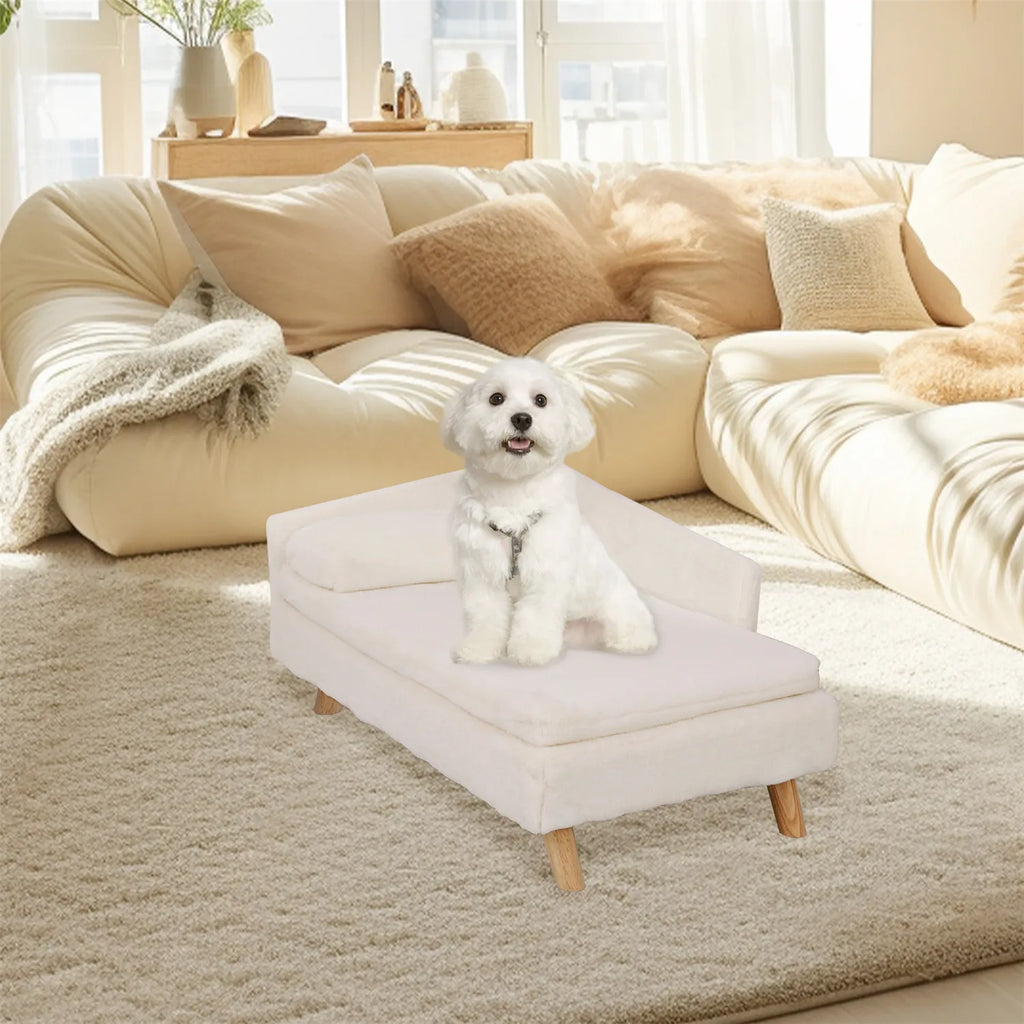 Elevated Pet Bed with Sturdy Wood Legs for Small Animal