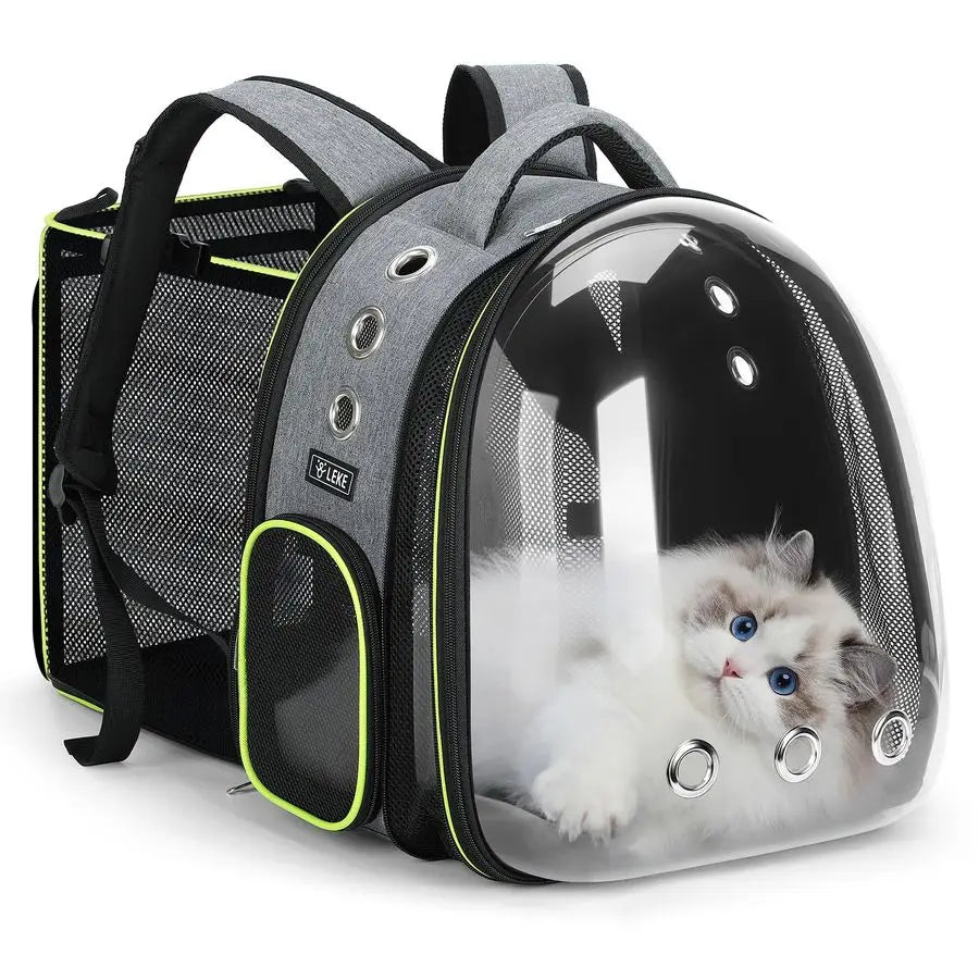 Large Space Bubble Backpack for Cat/ Small Dog up to 18 lbs