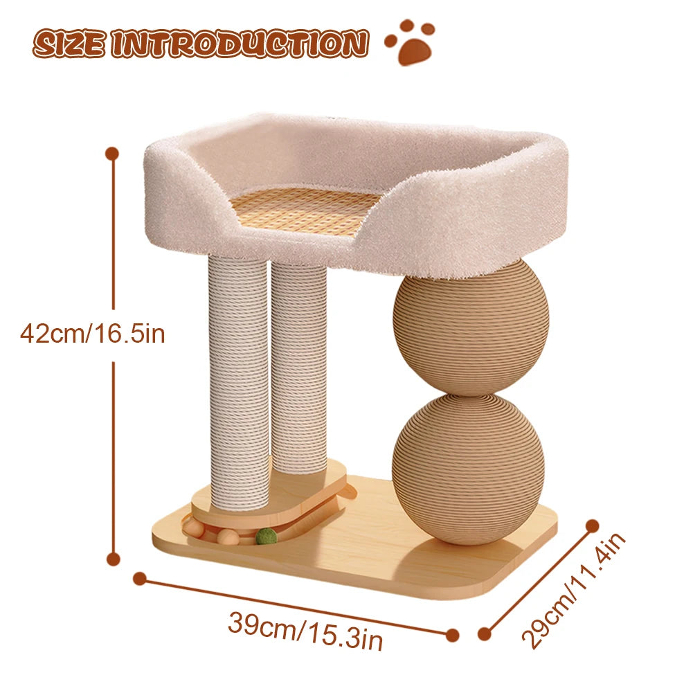 Cat Climbing Frame with Sisal Ball