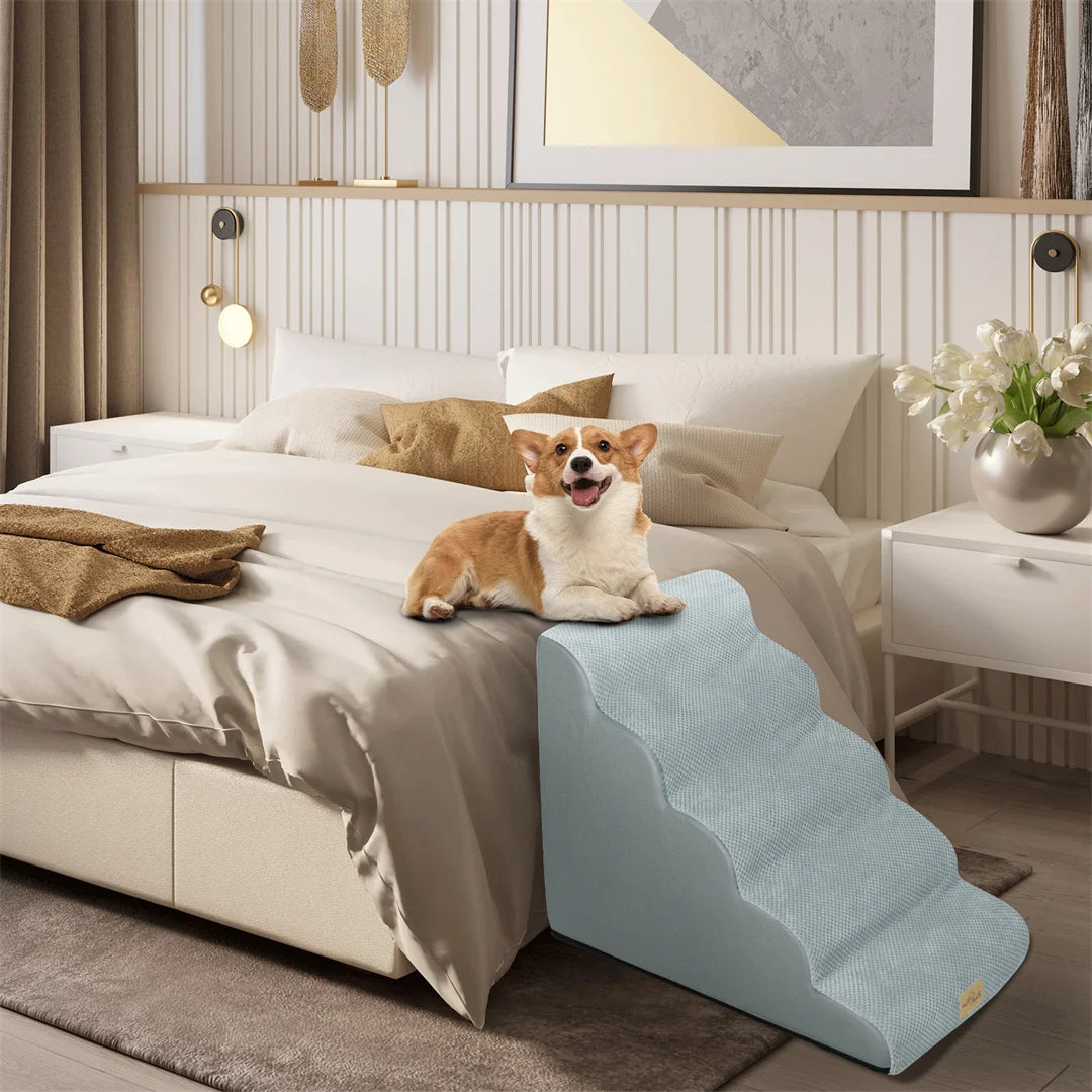 Pet Stairs for High Beds and Sofa Couch High-Density Sponge