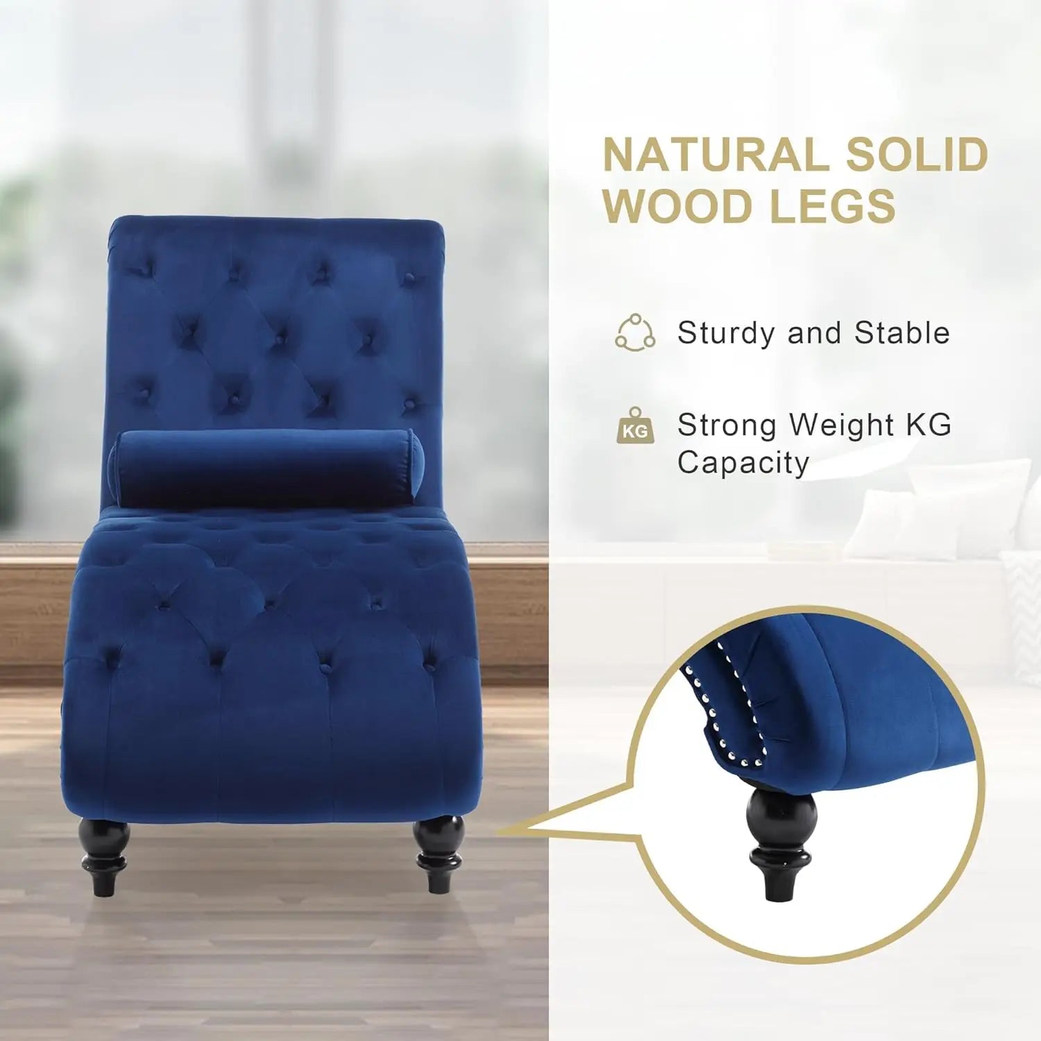 Velvet Chaise Lounge
