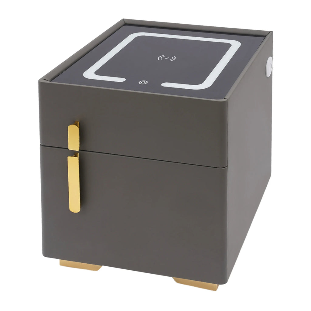 Smart Nightstand w/ Drawer & Safe