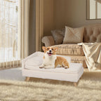 Elevated Pet Bed with Sturdy Wood Legs for Small Animal