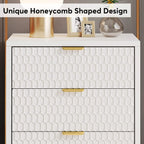 Modern Nightstand/ Bedside table with 3 Drawers