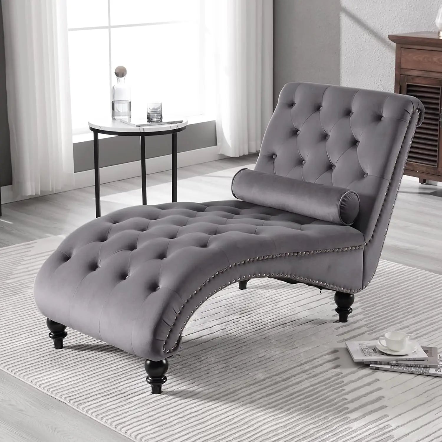 Velvet Chaise Lounge