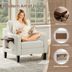 Chair with Foldable Side Table