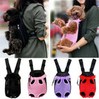 Portable Mesh Pet Carrier Backpack for Small Dogs & Cats