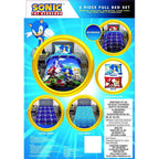 Sonic The Hedgehog, Comforter and Sheet Set, 5 Piece Full Size
