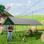 Large Outdoor Metal Chicken Coop