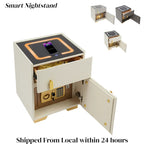 Smart Nightstand w/ Drawer & Safe