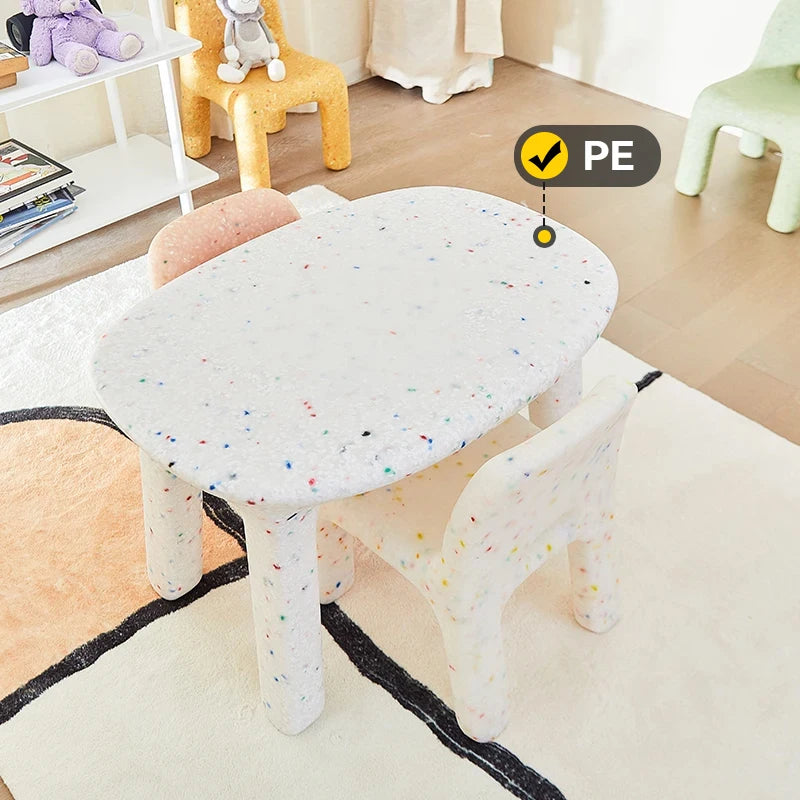 Kids Study Table And Chairs Set indoor/outdoor