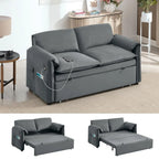 3 in 1 Convertible Sleeper Sofa Bed with Adjustable Backrest