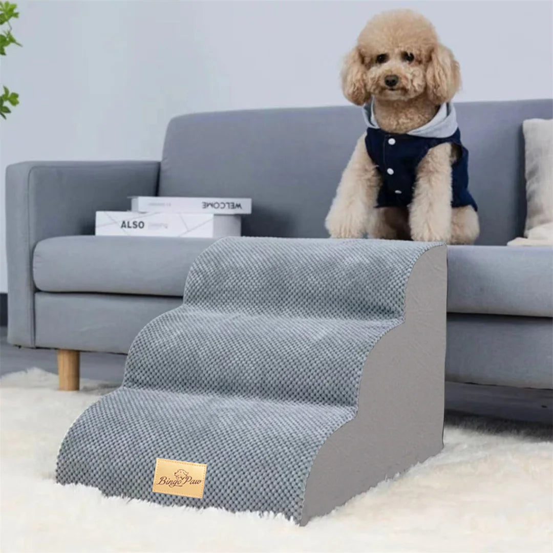 Pet Stairs for High Beds and Sofa Couch High-Density Sponge