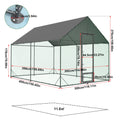 Large Outdoor Metal Chicken Coop