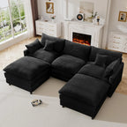 Sectional U Shaped Couches for Living Room
