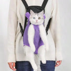 Portable Mesh Pet Carrier Backpack for Small Dogs & Cats