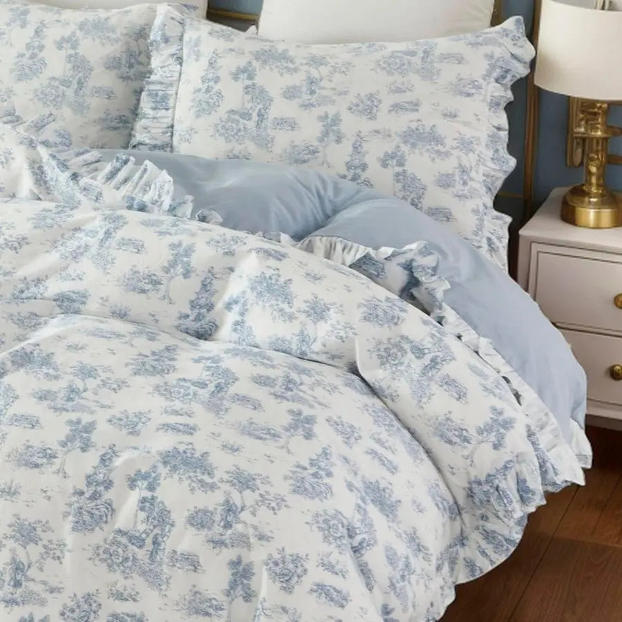 French Country Duvet Cover Set Full Size